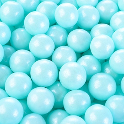 Modecor sugar Pearls 9mm - blue  - 100g
