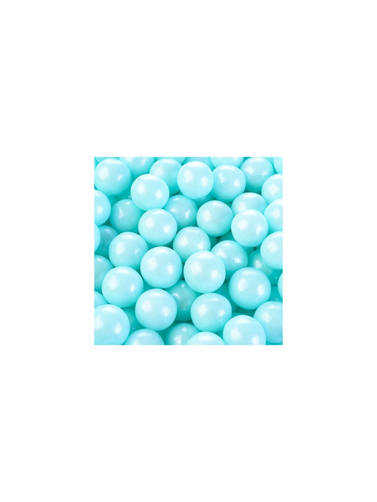 Modecor cukrové perličky 9mm - modré - 100g