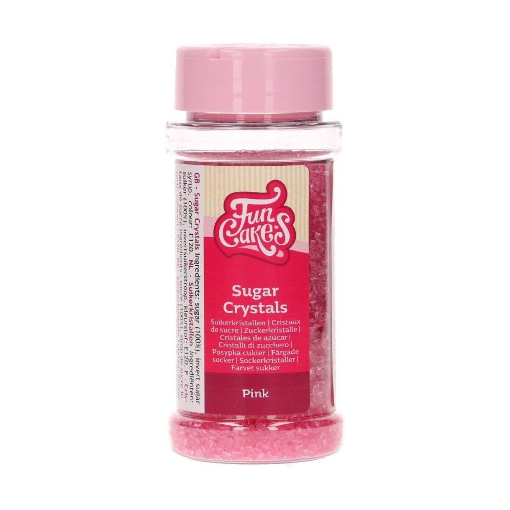 FunCakes Dekorationszucker - Pink - 80g