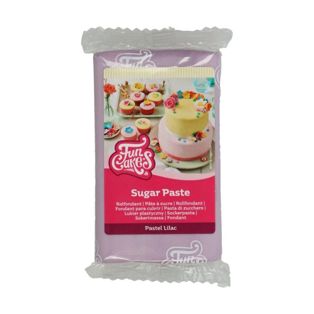 FunCakes nadziewany fondant Pastel Lilac - fioletowy 250g