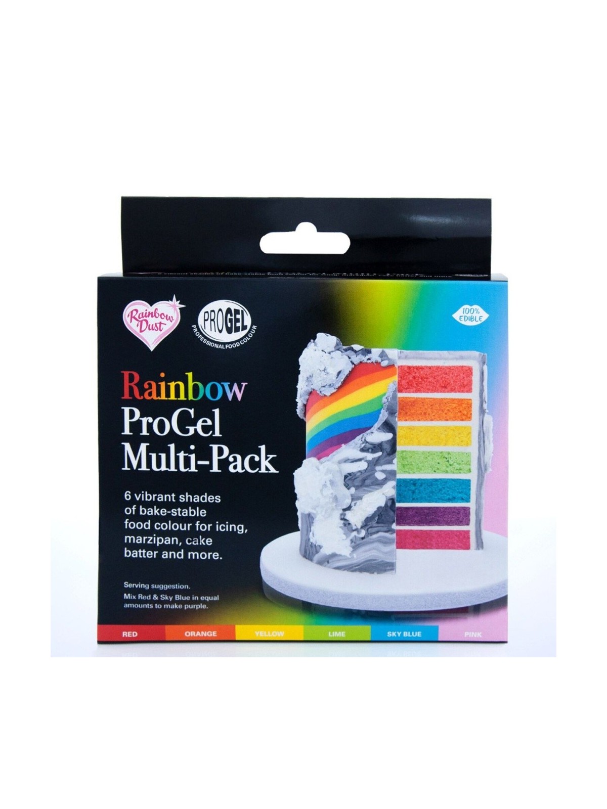 RD ProGel - zestaw multipakietowy RAINBOW/6 szt.