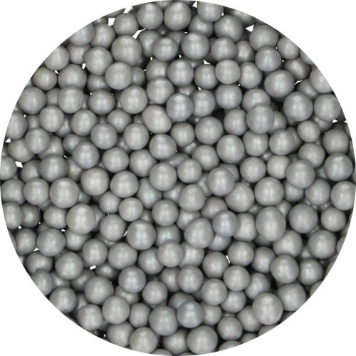FunCakes Candy Choco pearls medium - silver - 80g