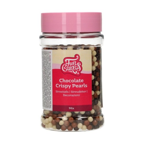 FunCakes Chrumkavé perličky mini - mix čokoláda - 155g