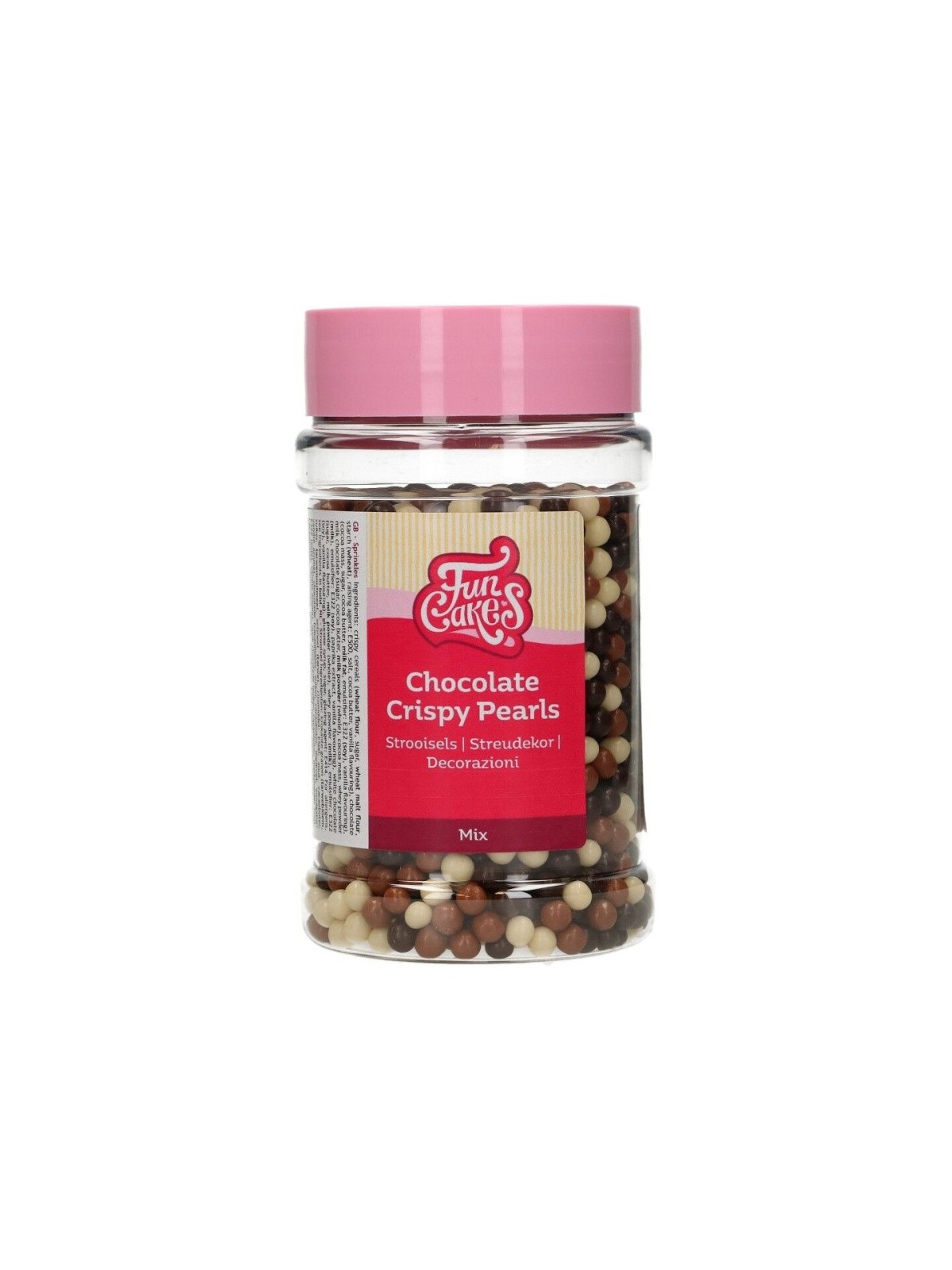 FunCakes Chrumkavé perličky mini - mix čokoláda - 155g
