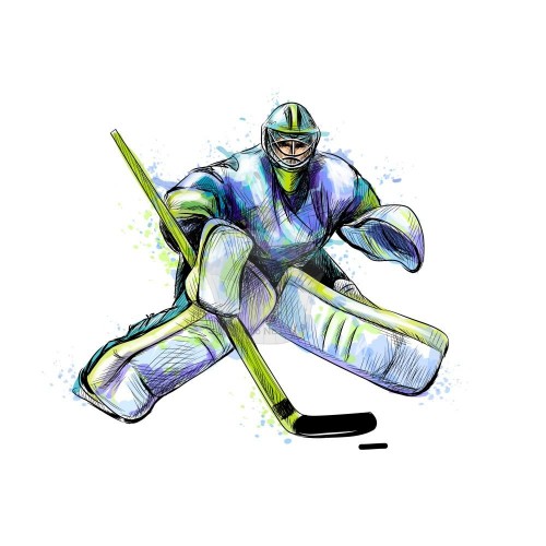 Essbares Papier "Eishockey 11" - A4