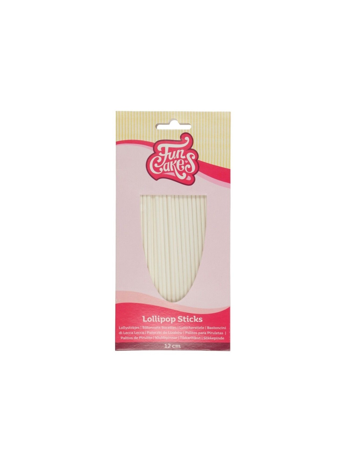 FunCakes Lollipop Sticks 12cm / 50Stk