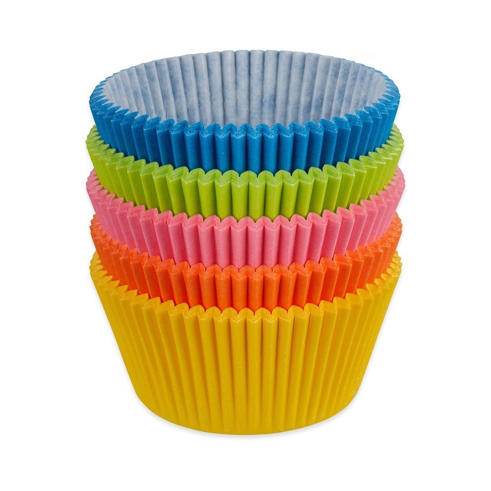 Baking Cups - color mix - 100pcs