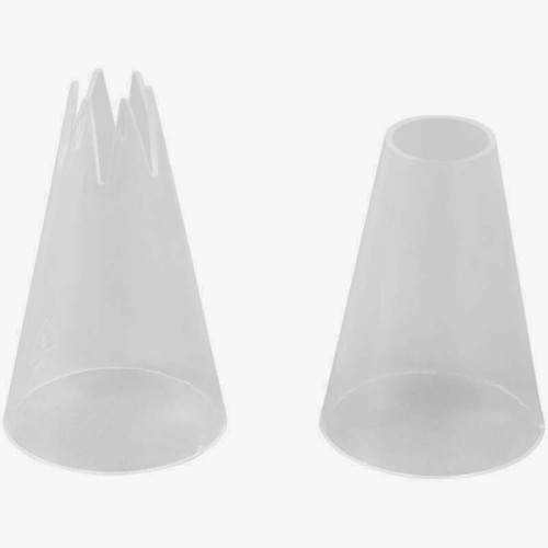 Wilton Set Plastik Icing Tips - Nr. 1M, Nr. 2A.