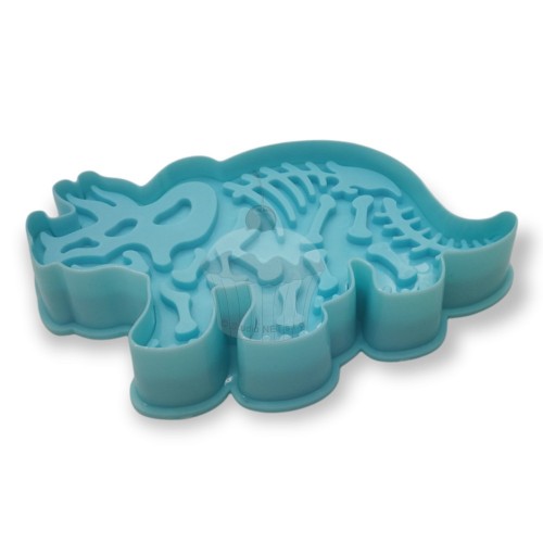 Triceratops cookie cutter.