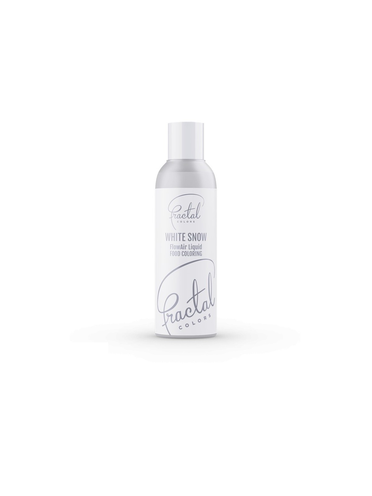 Dekorativ Airbrush Lebensmittelfarbe Fractal - White Snow (100 ml)