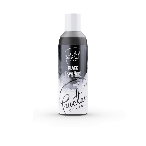 Airbrush Farbe flüssig Fractal - Black (100 ml)