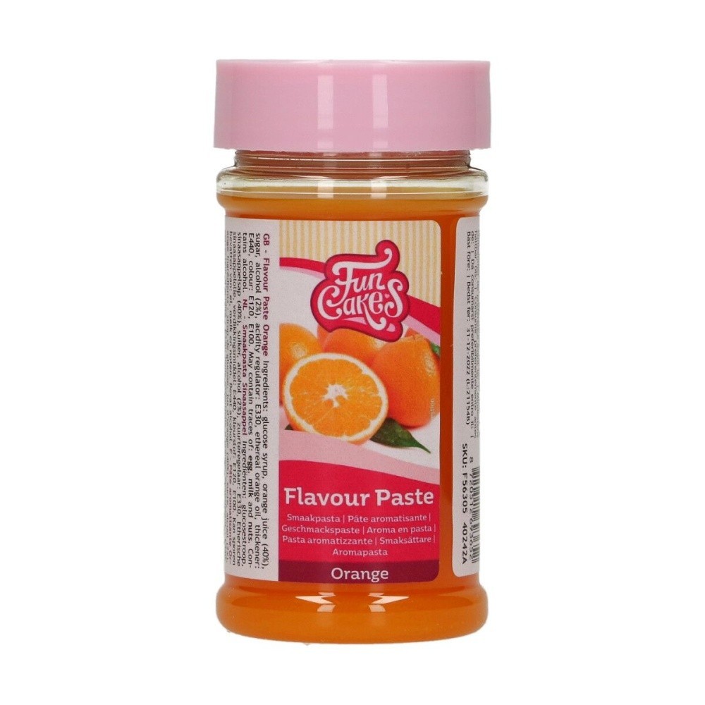 FunCakes Flavouring  - Flavour paste - Orange - 120g