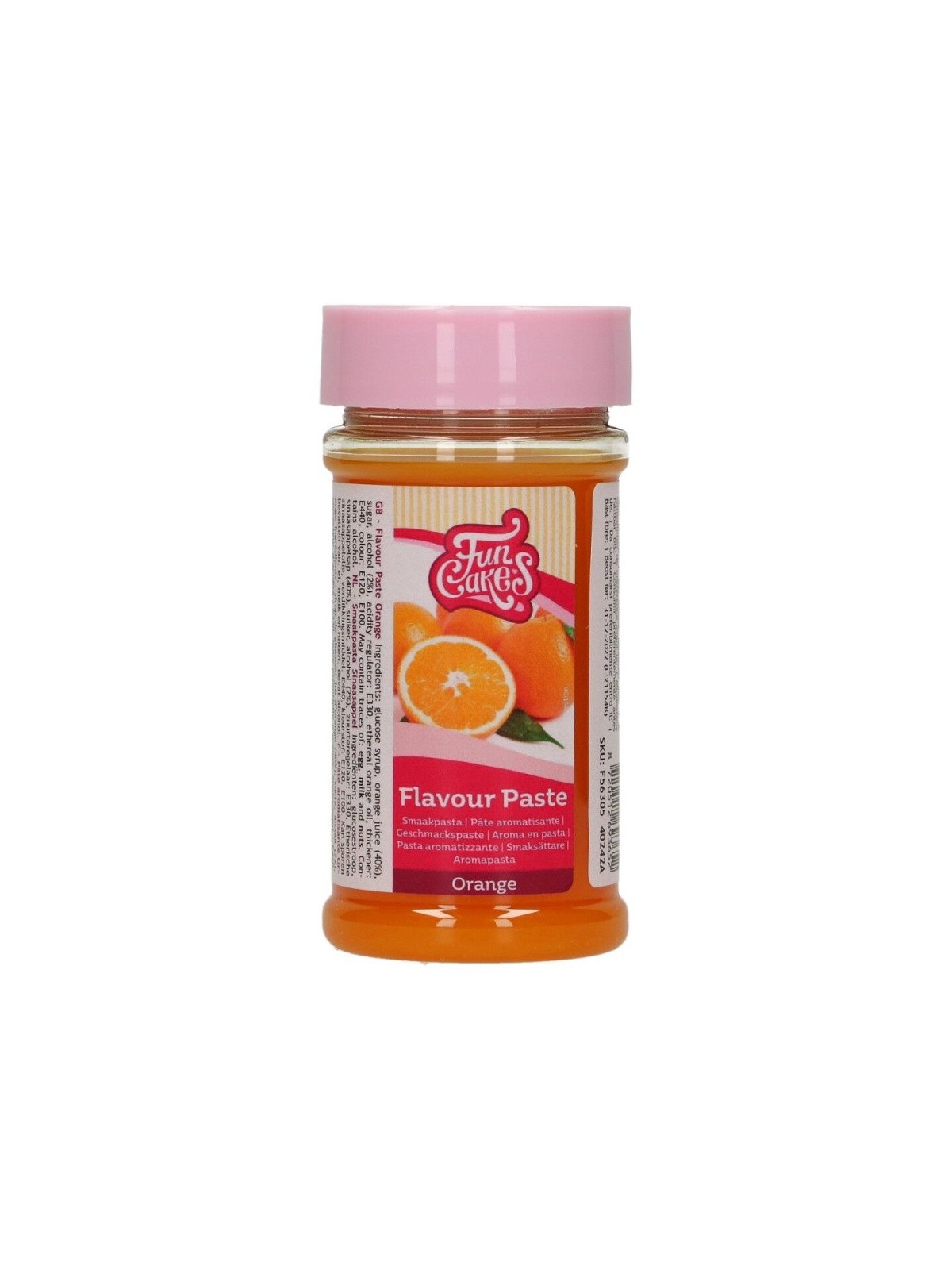FunCakes Aroma pasta - Orange - pomeranč - 120g