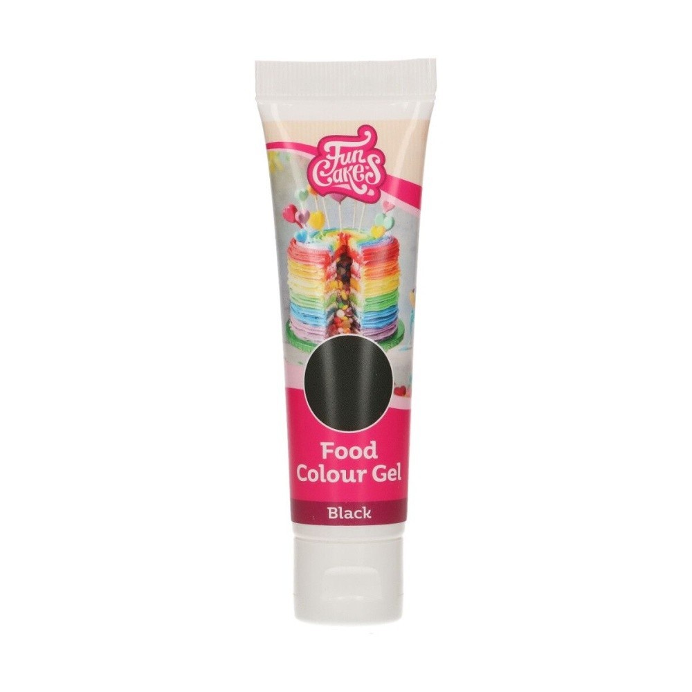 FunColours - gel color - black - BLACK - 30g