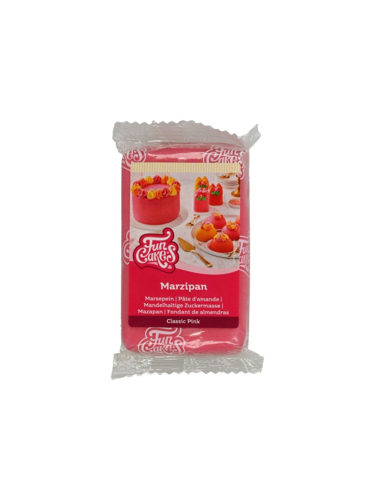 FunCakes Marcipan Klasyczny Pink - różowy - 250g