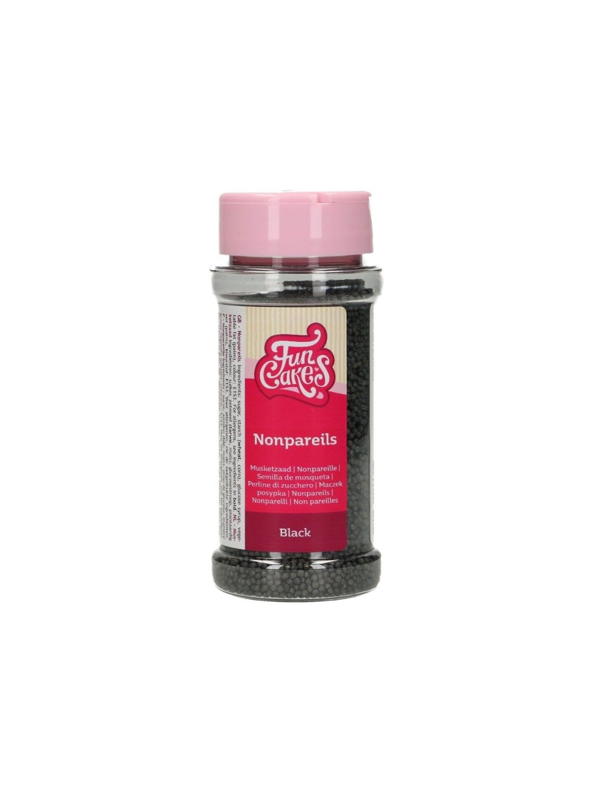 FunCakes Zuckerperlen - Spritze - Schwarz - 80g