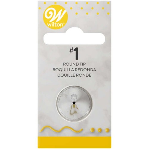 Wilton Decorating Tip 001 Round Carded