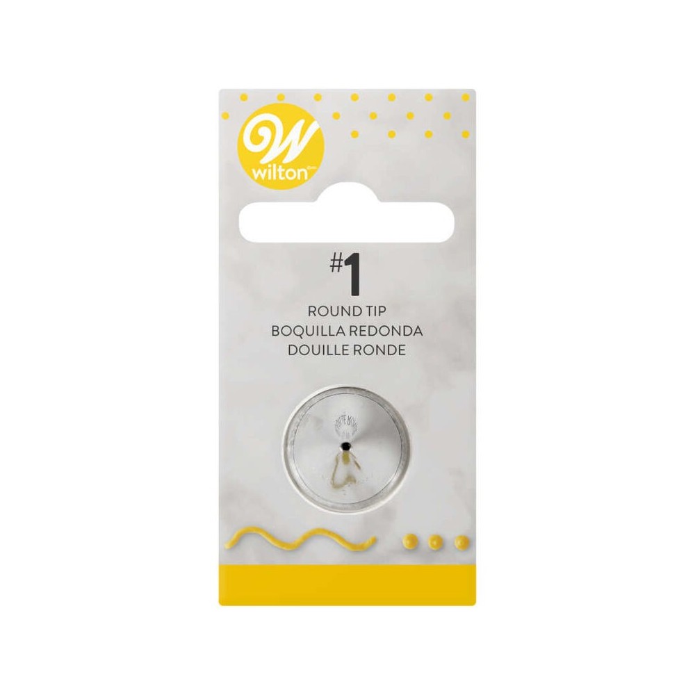 Wilton Decorating Tip 001 Round Carded