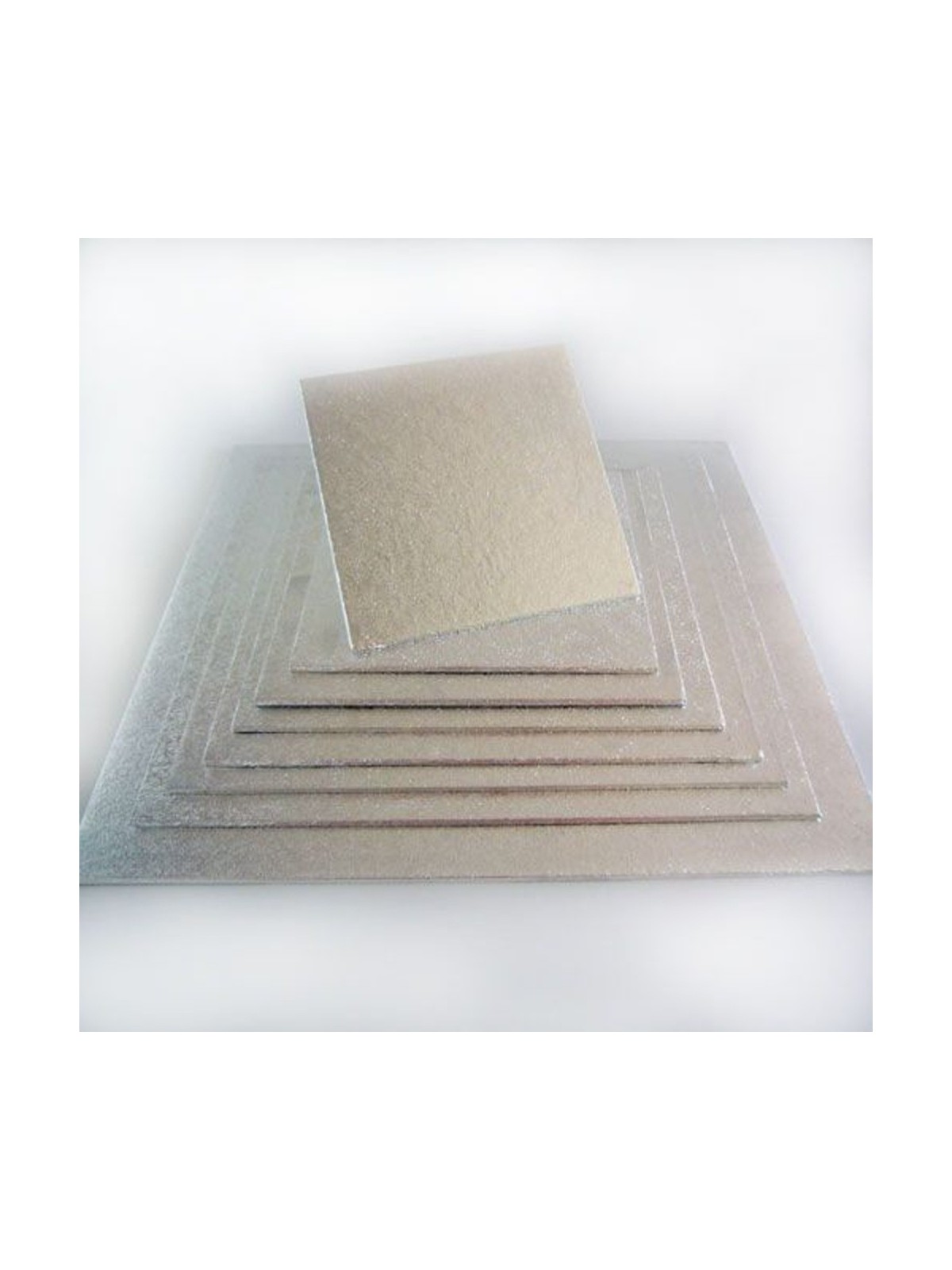 FunCakes Tortenplatten silber quadratische  27,5 x 27,5cm/4mm