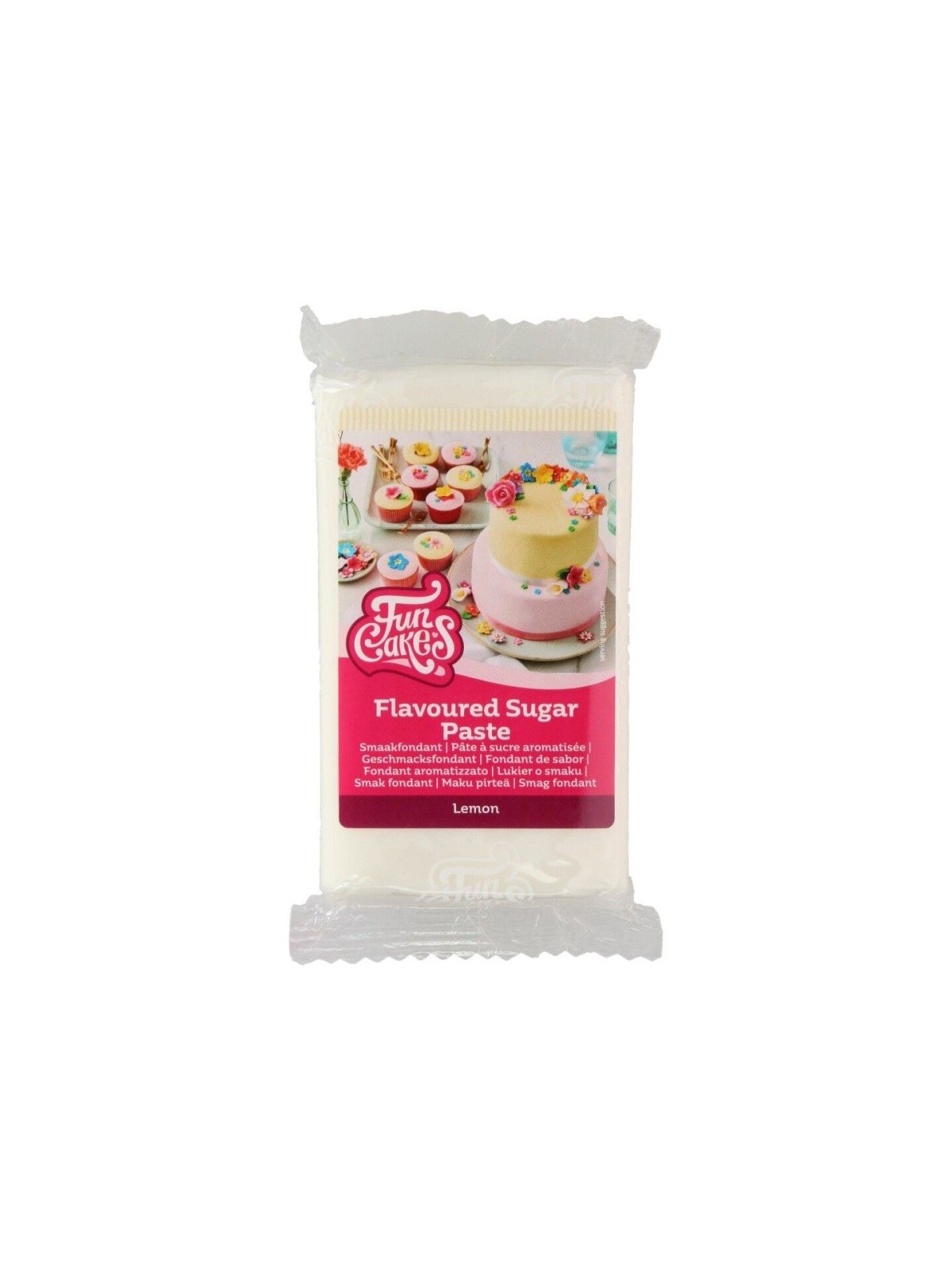 FunCakes aromatisierte Rollfondantglasur - Special - Zitrone 250g.