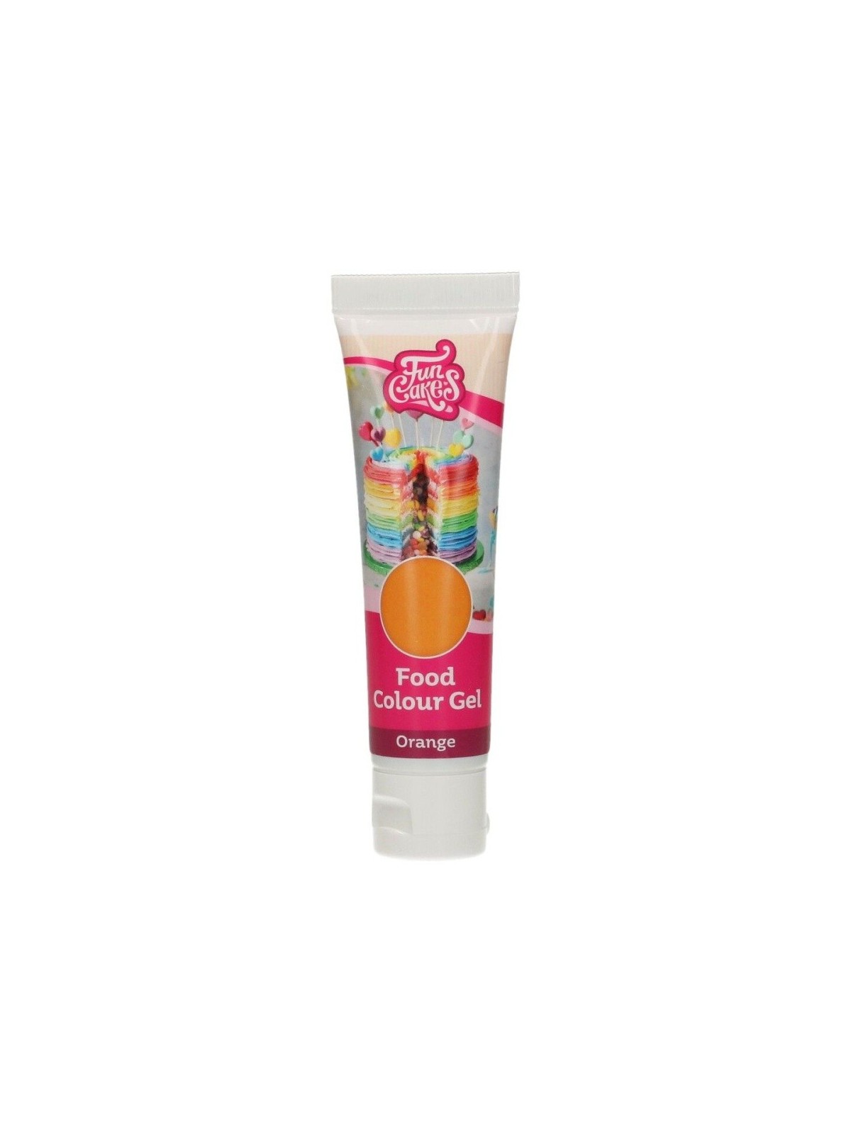 FunCakes - Gel Colour - Orange  - ORANGE   - 30g