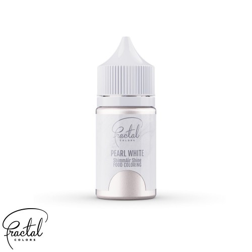 Airbrush Dekorativ perlmuttartige Flüssigfarbe Fractal - Pearl White (33 g)
