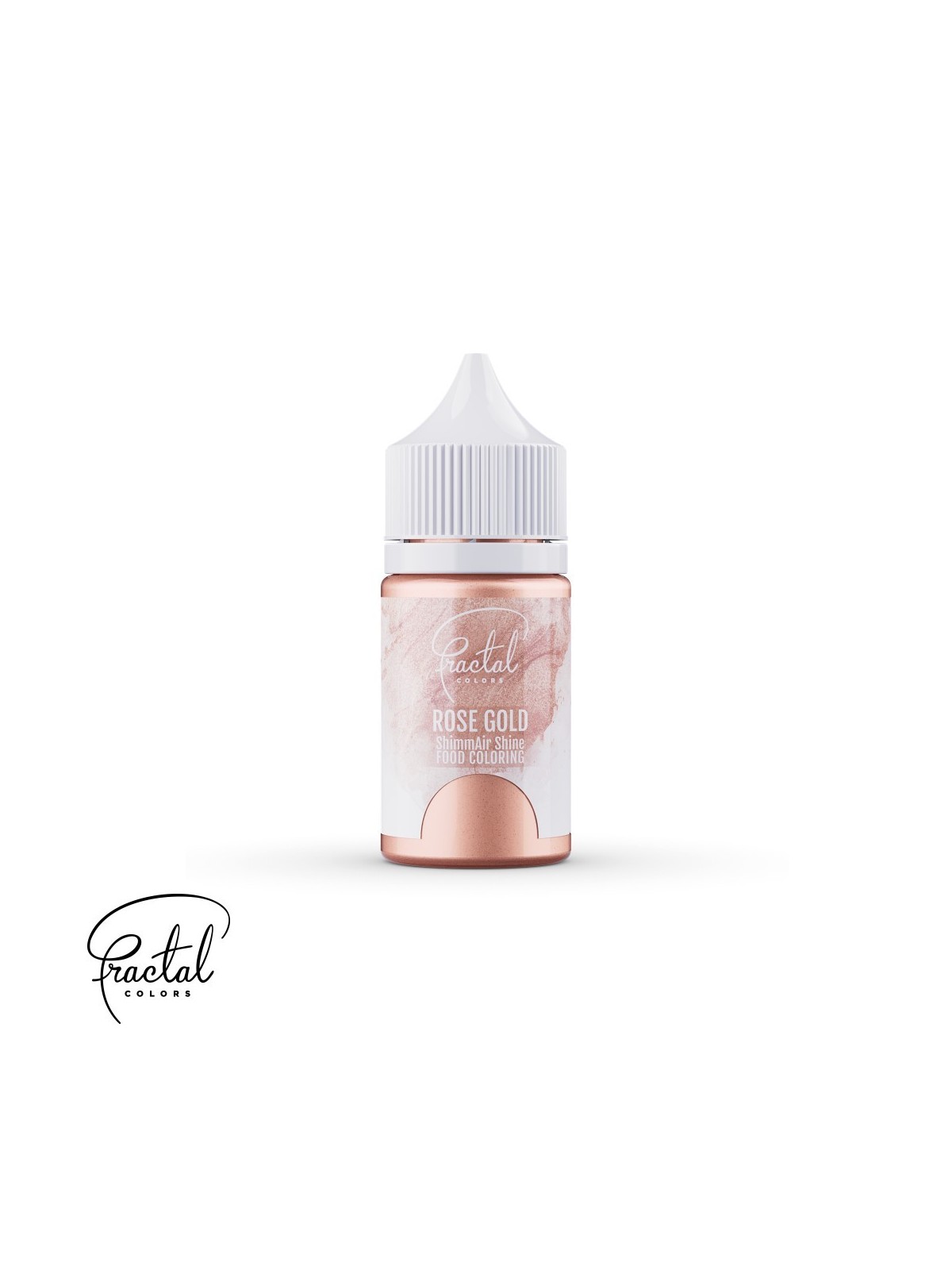 Airbrush pearlescent liquid paint Fractal - Rose Gold (33 g)