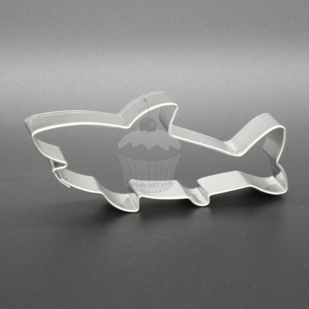 Stainless steel cookie cutter - shark