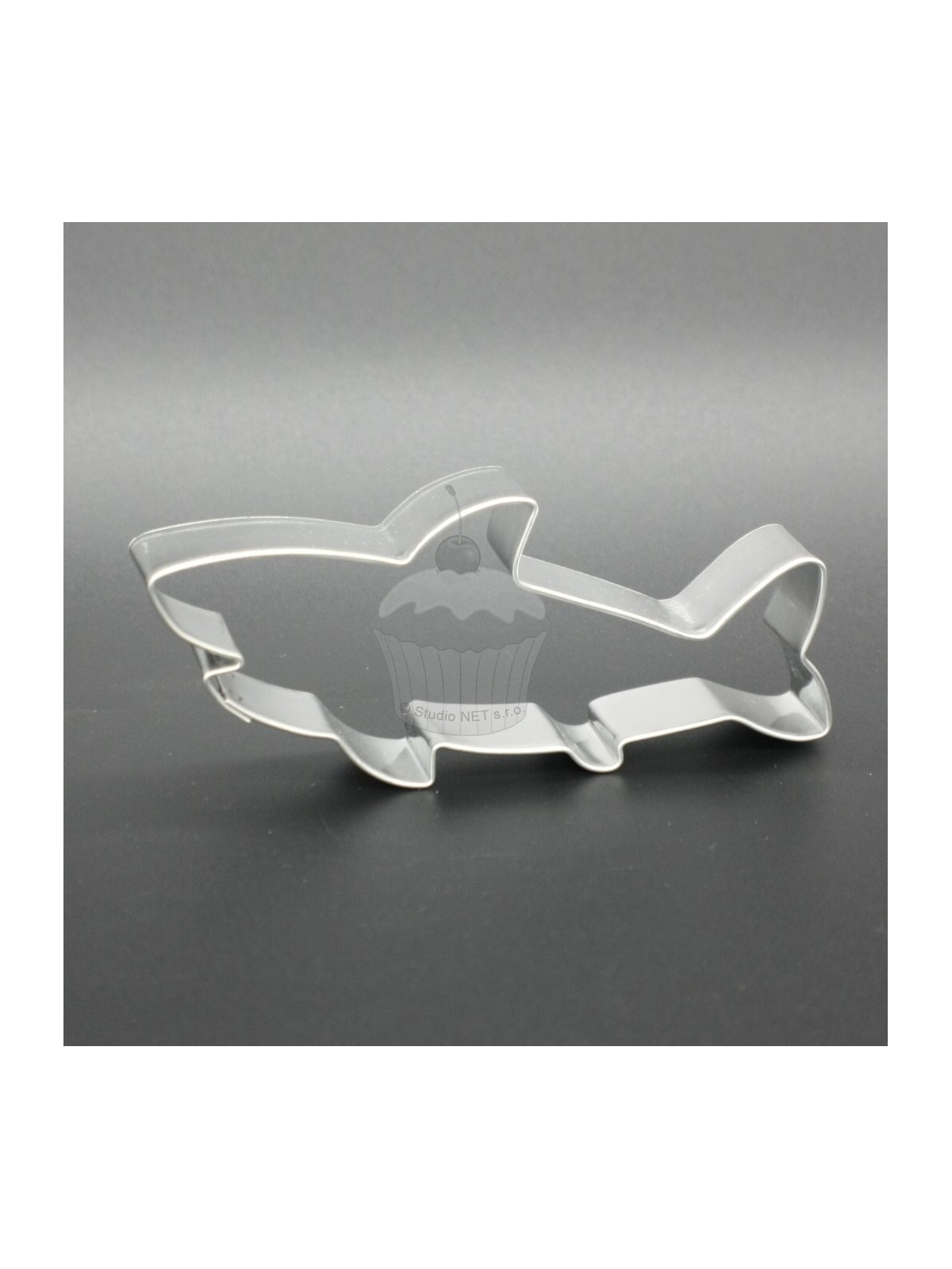 Stainless steel cookie cutter - shark