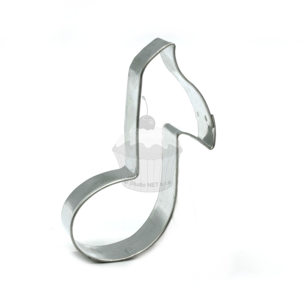 Stainless steel cookie cutter - eighth note