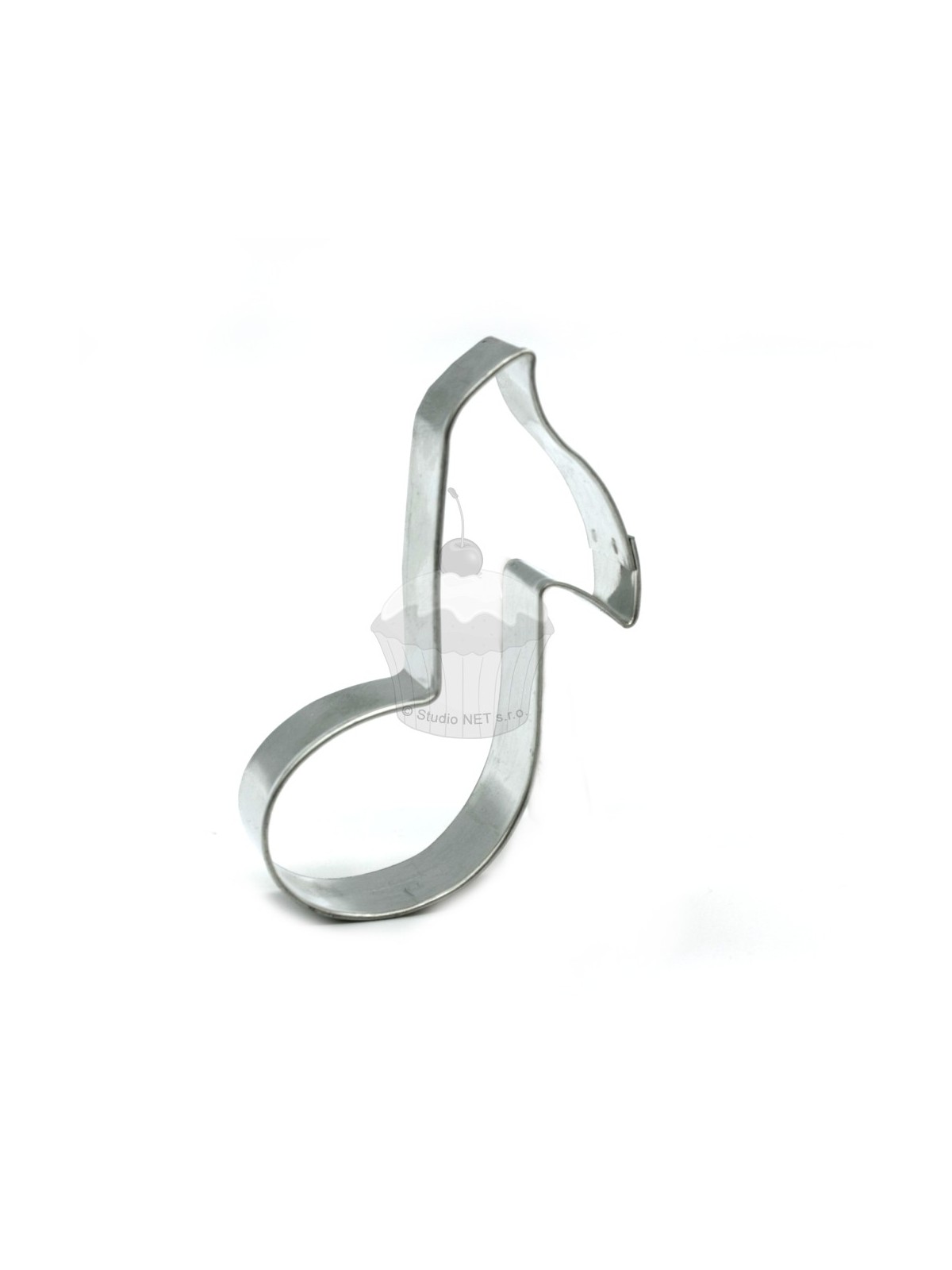 Stainless steel cookie cutter - eighth note