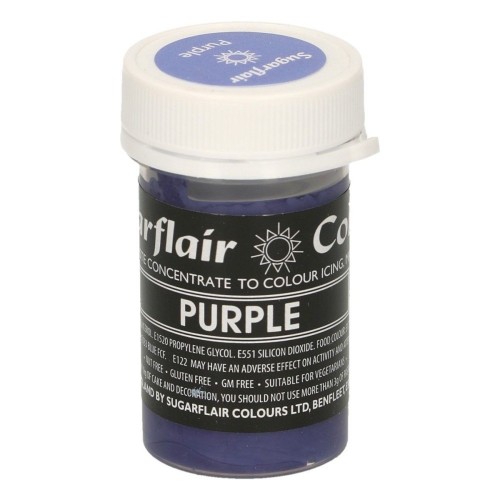 Sugarflair Gelfarbe purple  - 25g