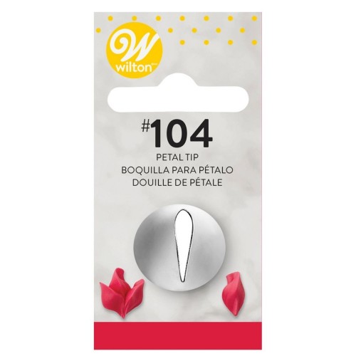 Wilton Piping Tip - Rose Petal Tip No. 104