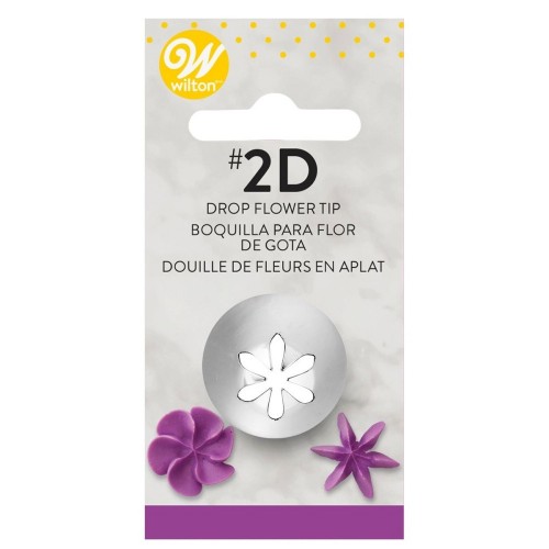 Wilton Drop Flower Piping Tip - Closed Star No. 2D