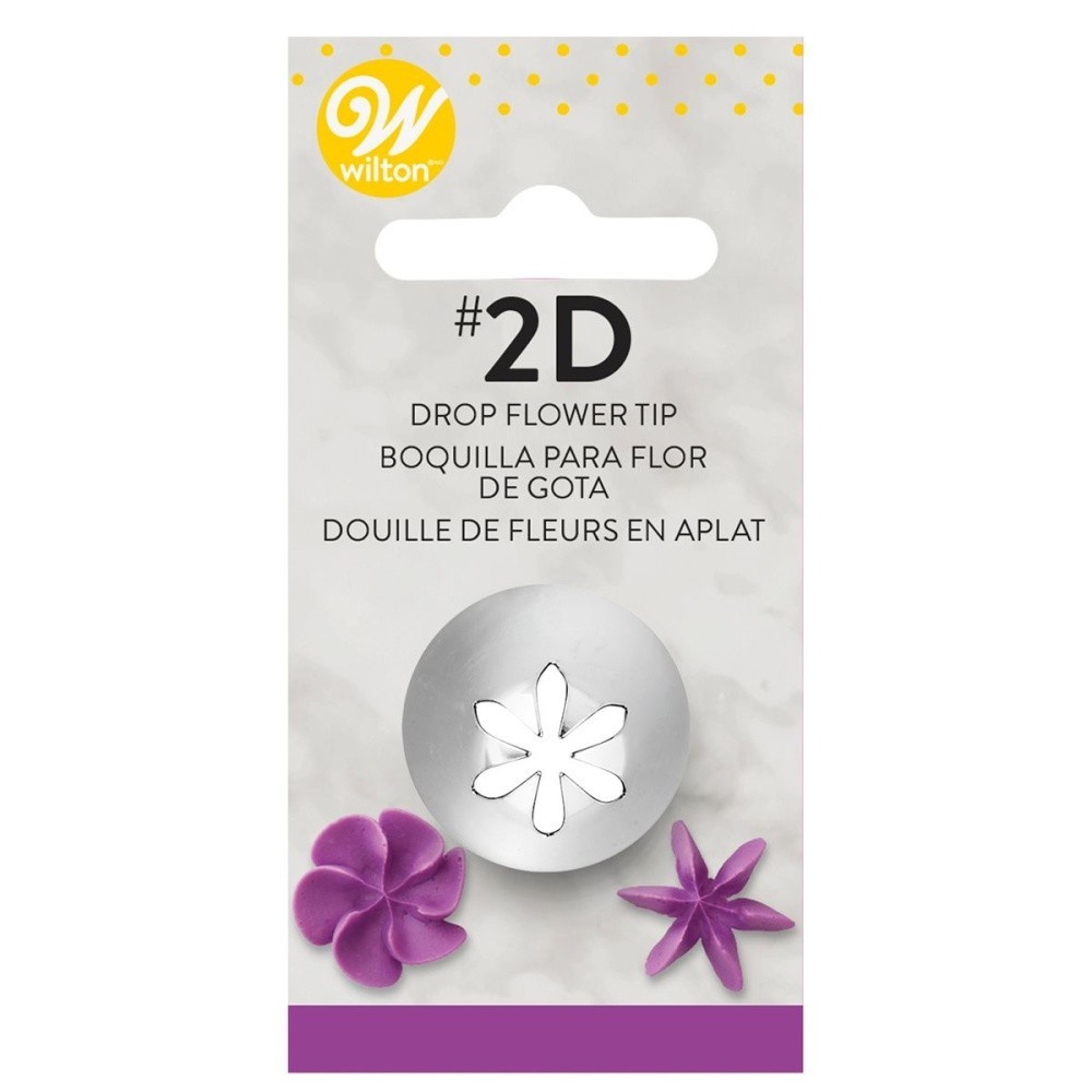 Wilton Drop Flower Decorating Tip - Closed Star #2D