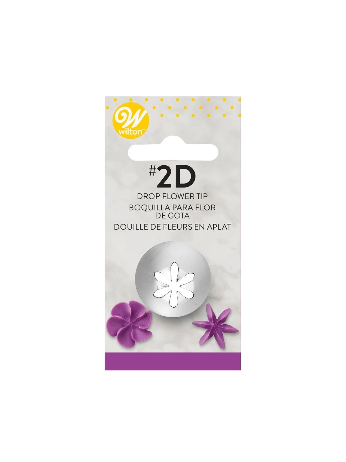 Wilton Drop Flower Decorating Tip - Closed Star #2D