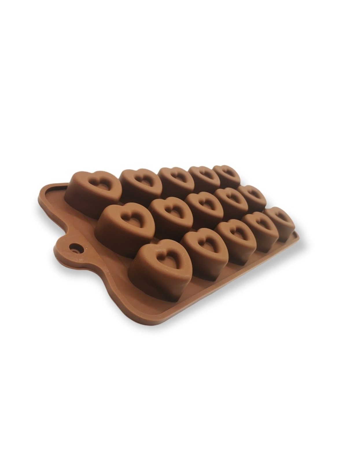 Silicone chocolate mold - heart.