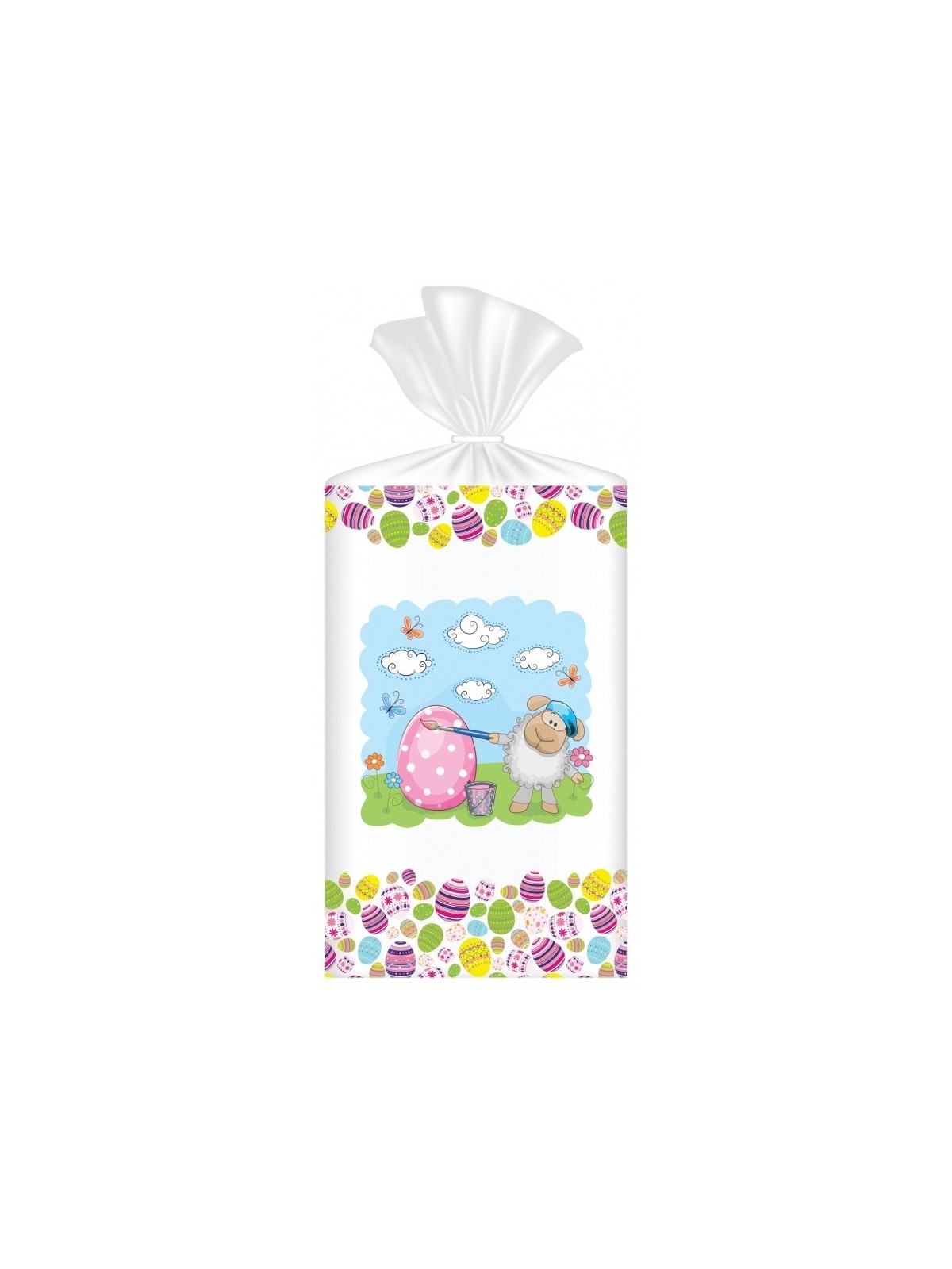 Cellophane bag - Easter lamb - 15x24cm - 10pcs