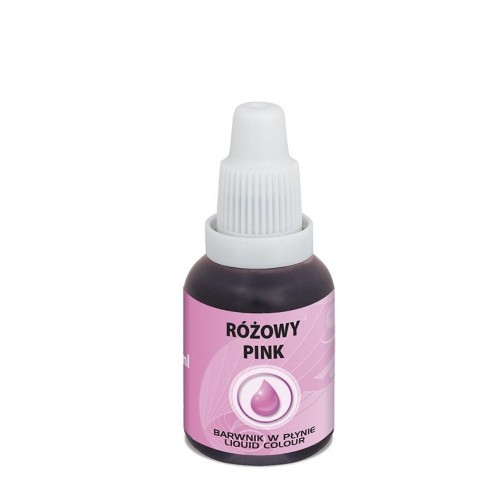 Farba do malowania Airbrush Food Colours Pink (20 ml) Różowa