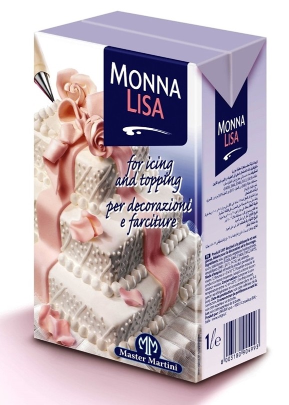 Monna Lisa - modelovací slazená šlehačka 1l