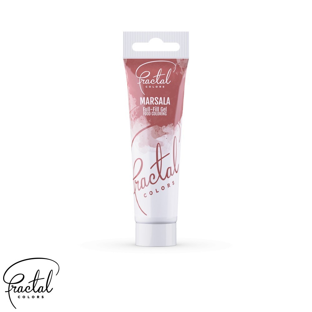 Fractal - gel paint - Marsala - 30g