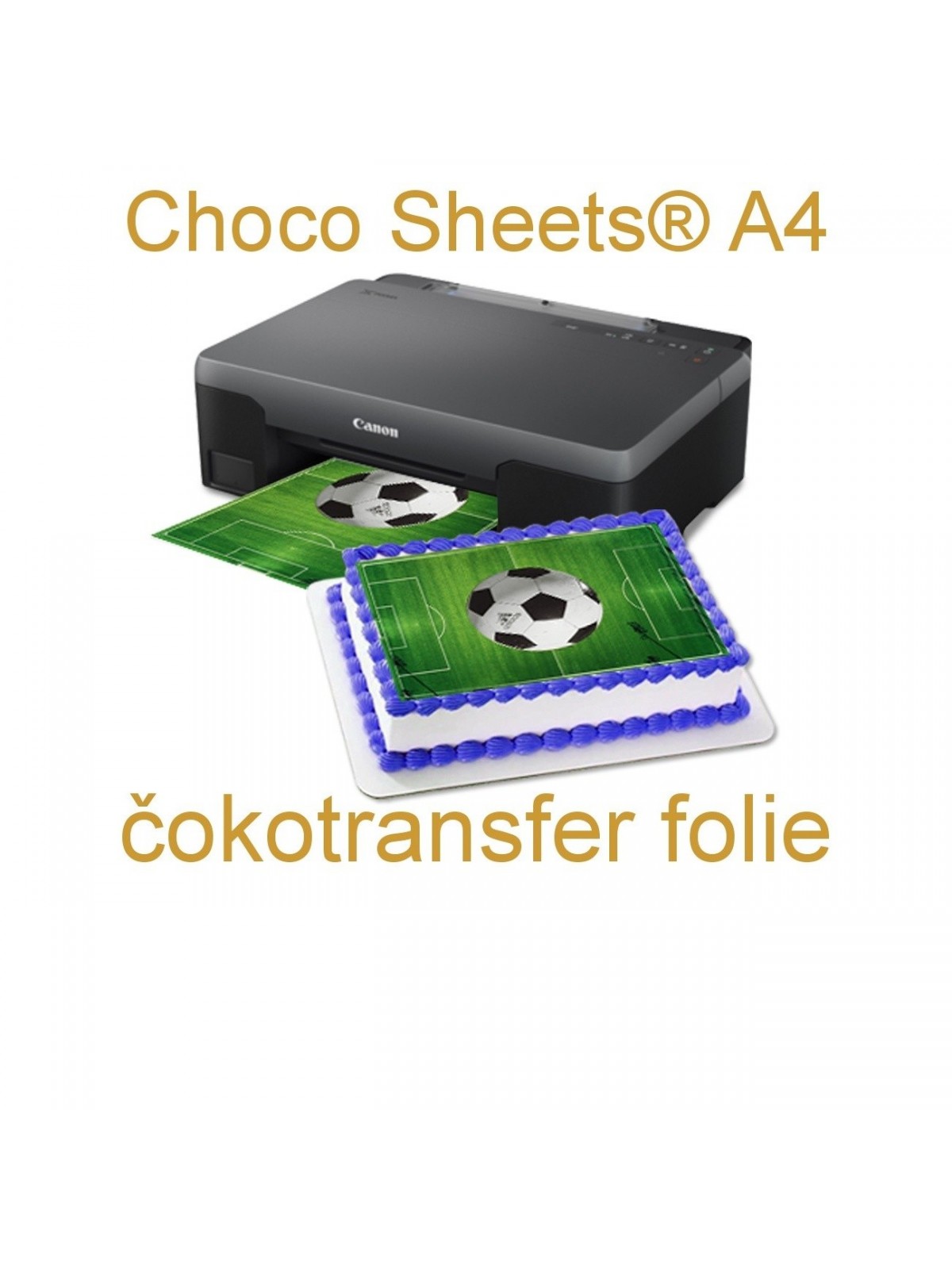 Choco Sheets® Arkusze czekoladowego papieru do przenoszenia formatu A4.