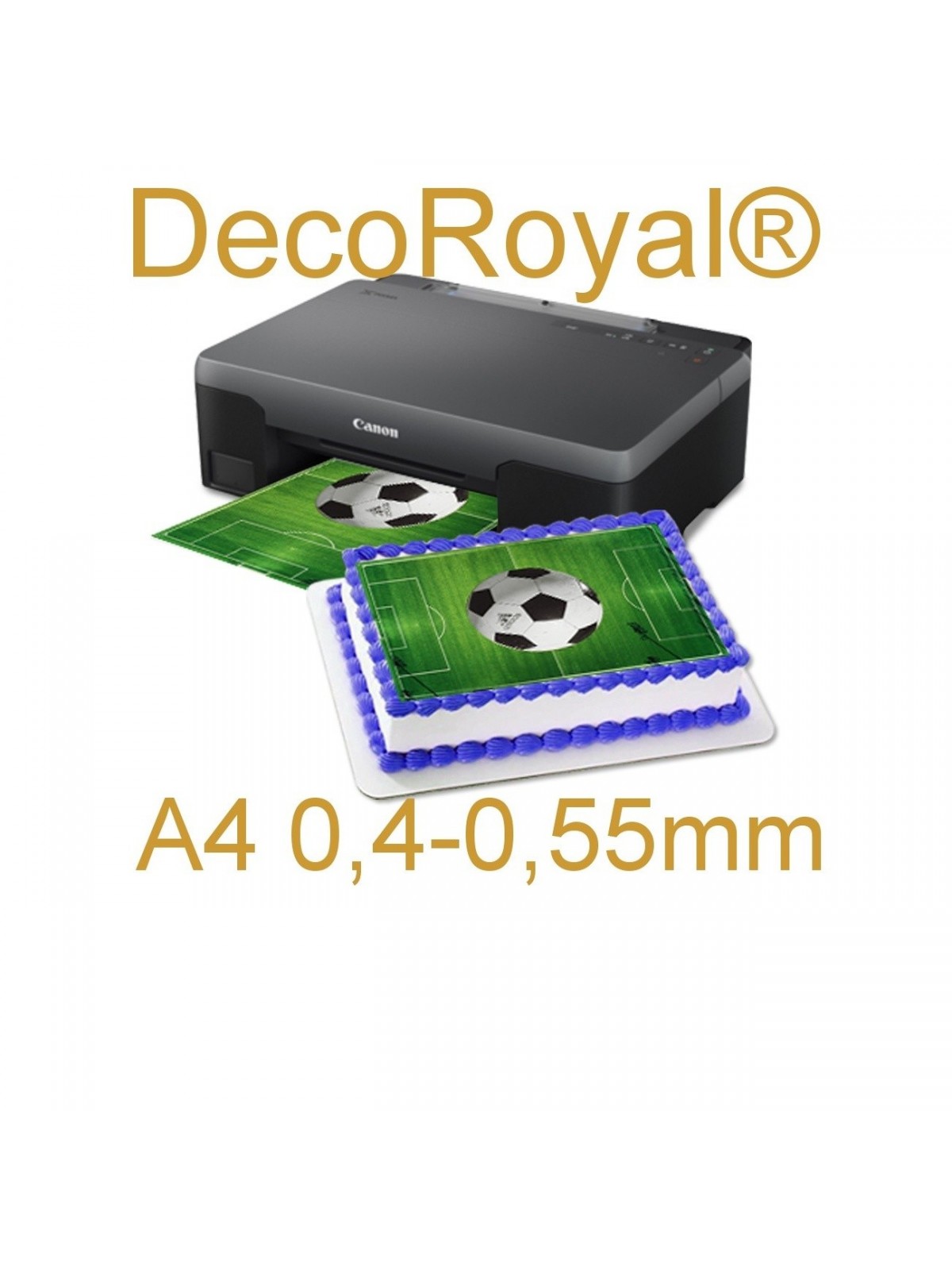 DecoRoyal® papier A4 0,4-0,55 mm.