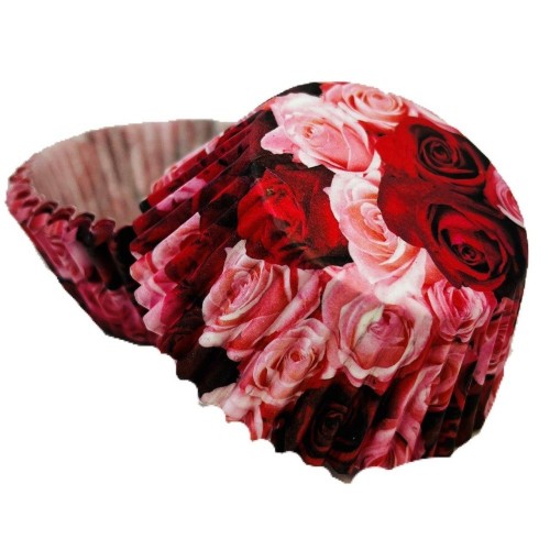 Cukrářské košíčky - růže - 50ks