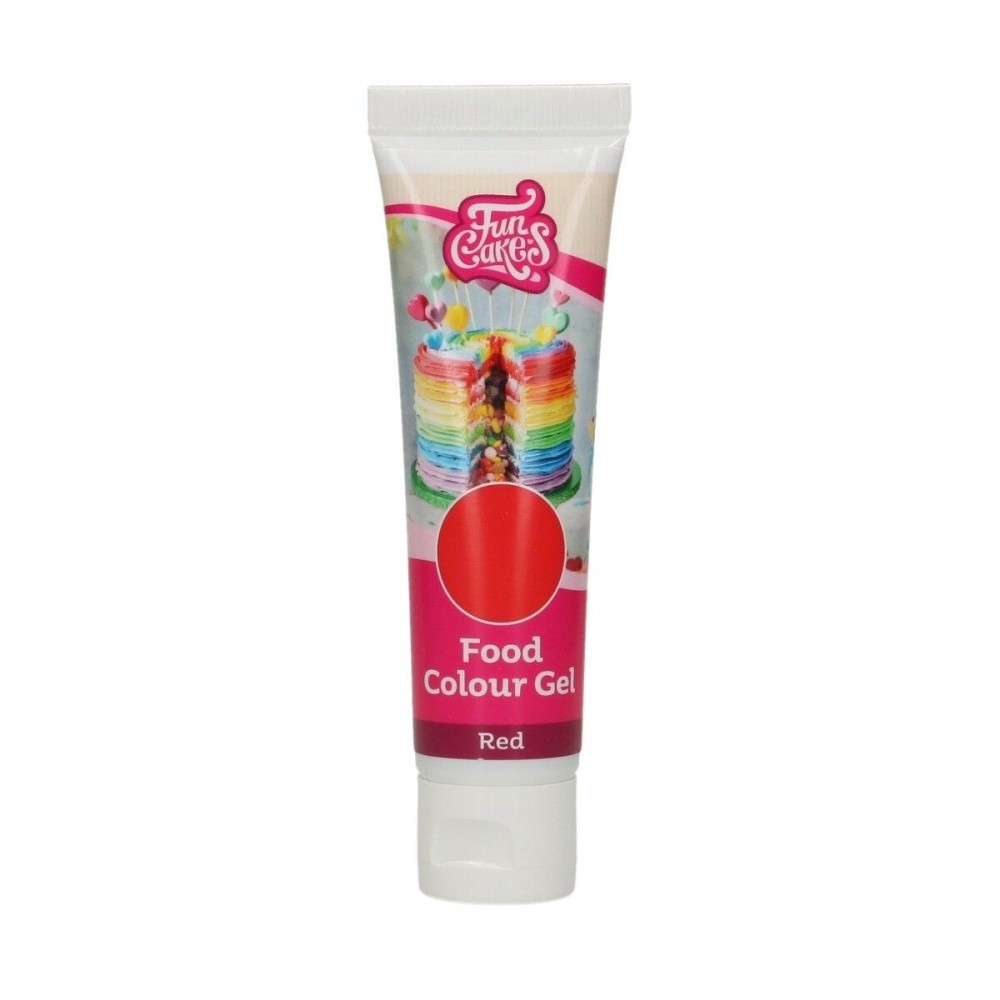 FunColours edible funcolours gel - RED 30g