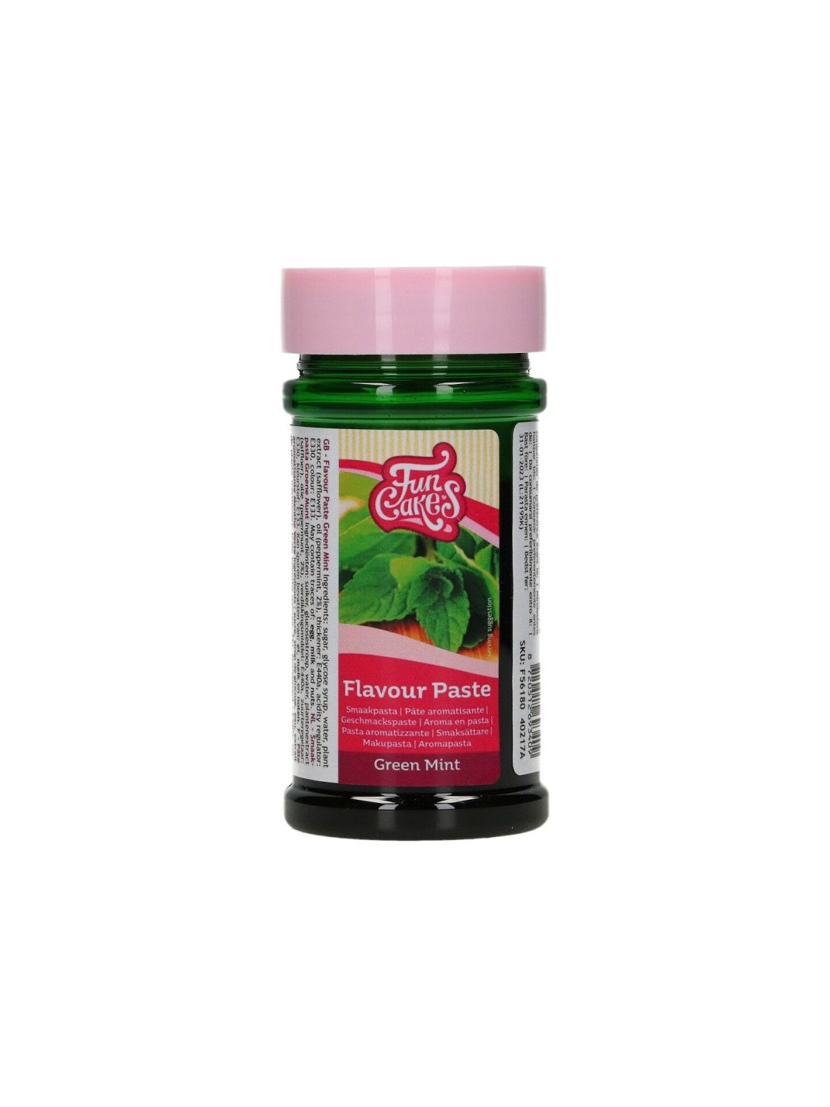 FunCakes Aroma pasta  - Green Mint - Mátové - 100g