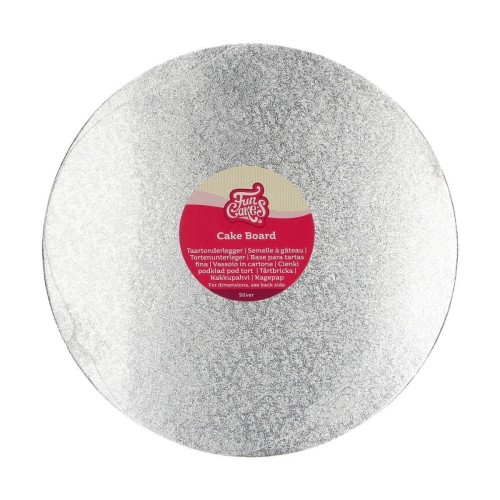 FunCakes Round Cake Board Silver 30.5cm/4mm