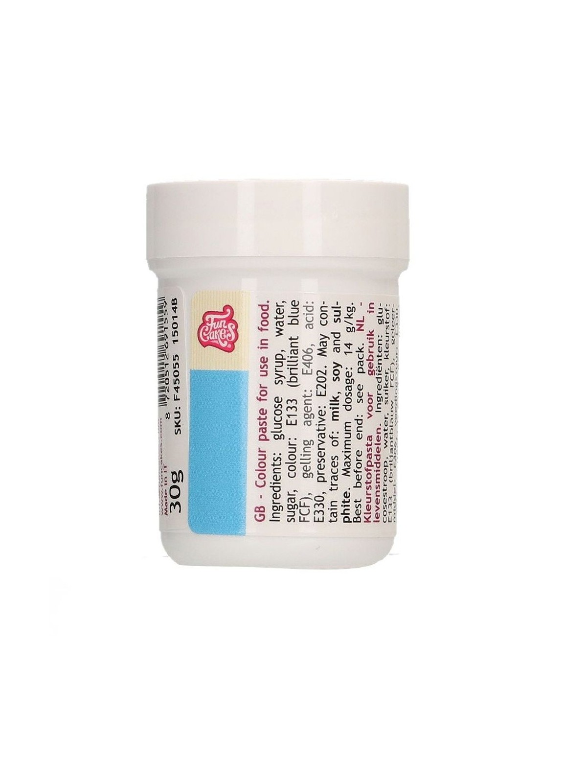 FunColours sky blue - gel color - blue - pot - 30g