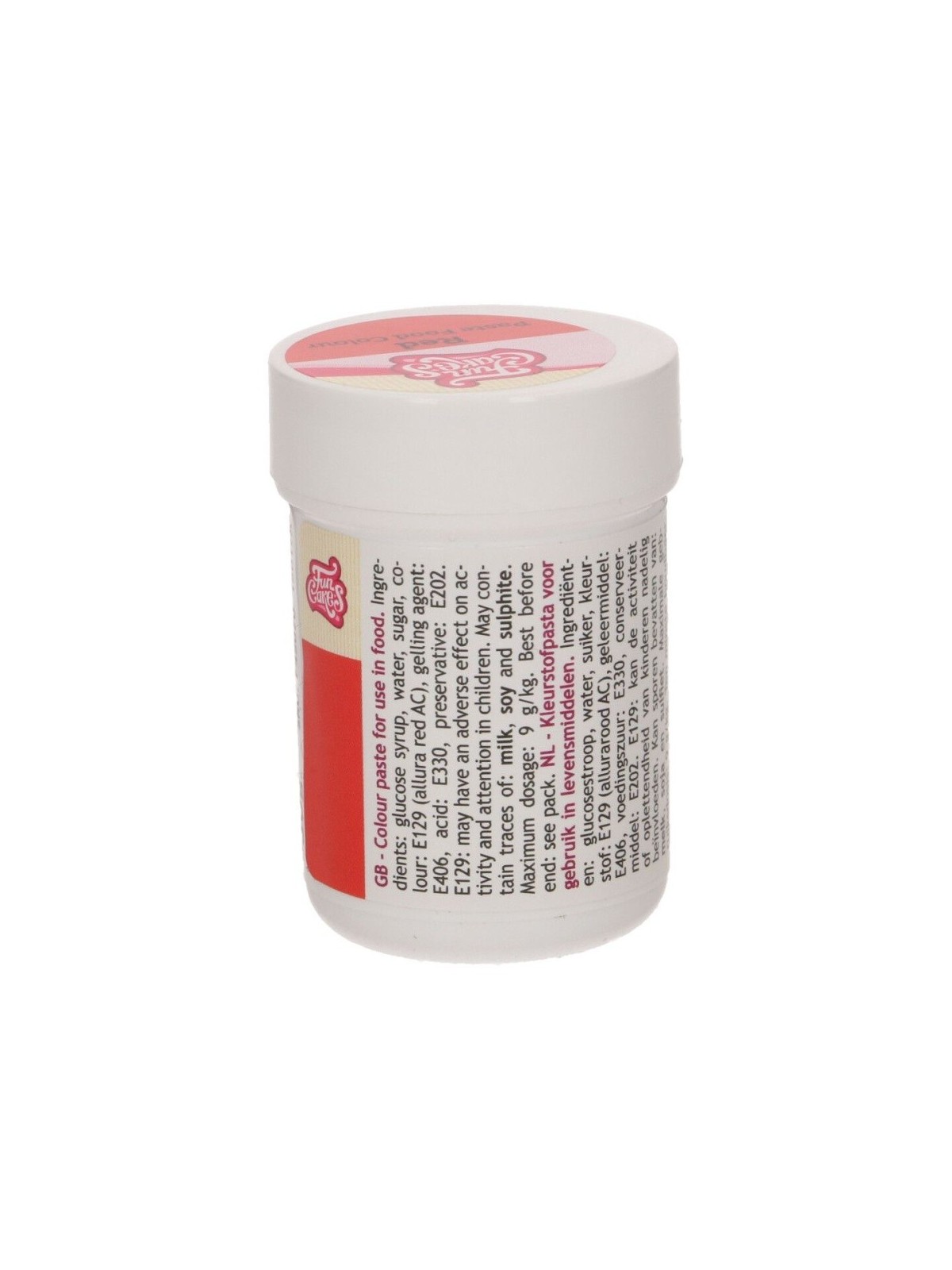 FunColours red - gel color - red - pot - 30g