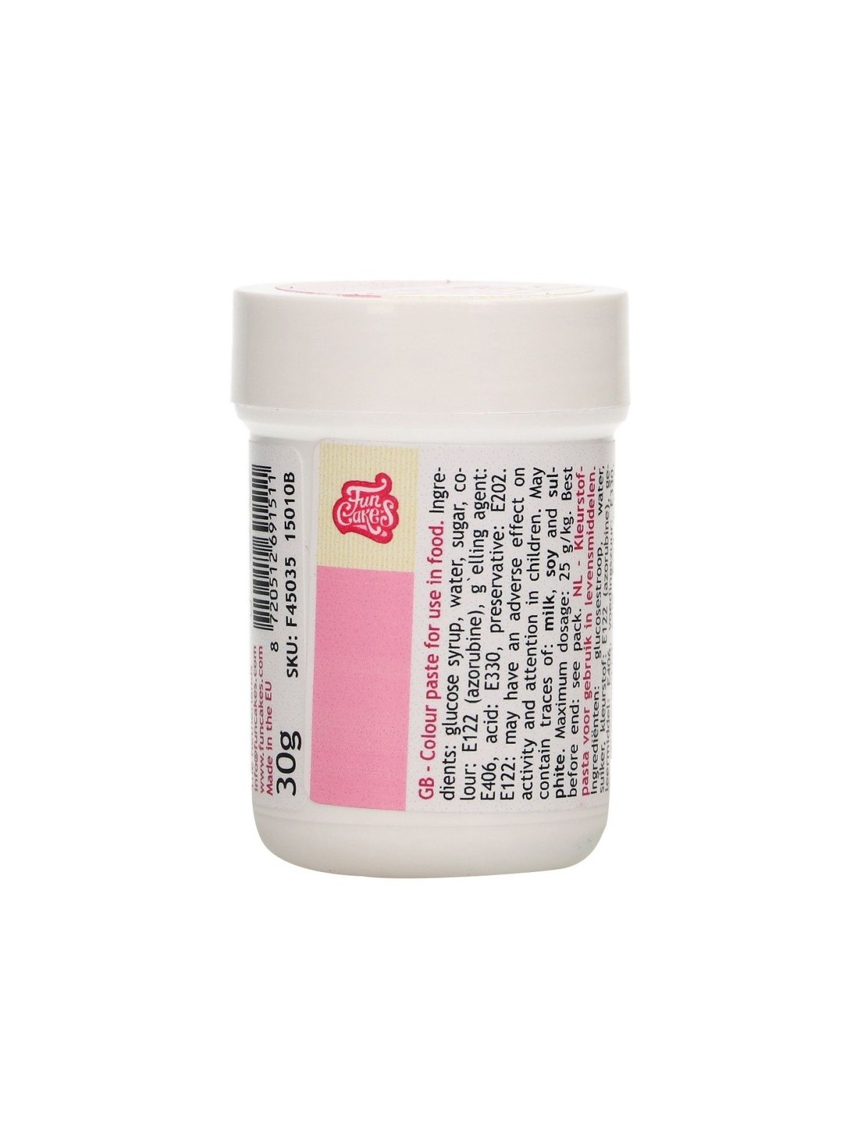 FunColours pink - gelová barva - růžová - kalíšek -30g